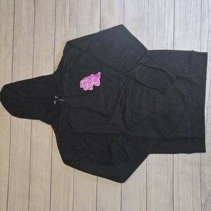 Anti Social Social Club Heart as Rock Hoodie Black/Purple Size M NWT